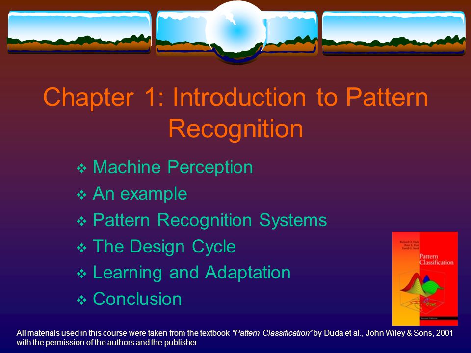 Introduction to pattern recognition and on sale machine learning